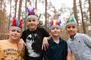 bērni indiāņi